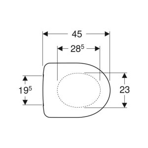 Geberit Selnova Toilet Seat - White (500.330.01.1) - main image 2