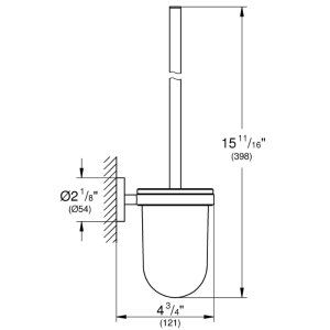 Grohe Start Toilet Brush Set - Supersteel (41185DC0) - main image 2