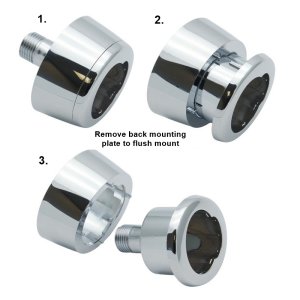 Grohe Eau2 Pneumatic Dual Flush Air Button Assembly (42357PI0) - main image 2