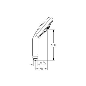 Grohe Rainshower Cosmopolitan 130mm - Chrome (28755000) - main image 2