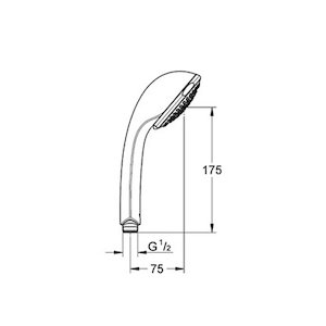 Grohe Relexa Handshower Trio - Chrome (28793000) - main image 2