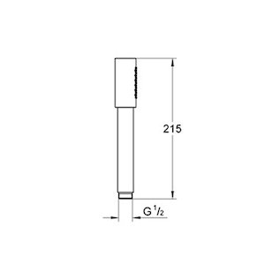 Grohe Sena hand shower - chrome (28034000) - main image 2