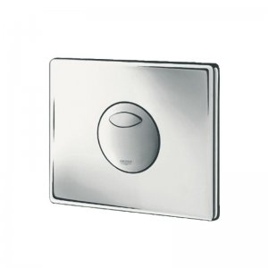 Grohe Skate dual flush single hose WC wall plate - chrome (38862000) - main image 2