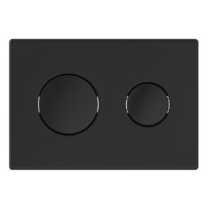 Ideal Standard Dual Flush Plate for Conceala Cisterns - Black (S1082A6) - main image 2