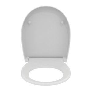 Ideal Standard TIRSO Universal Wrapover Oval Toilet Seat & Cover - SmartGuard White (E3355HY) - main image 2