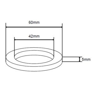 Inventive Creations Foam Basin Waste Washer (W51) - main image 2