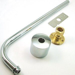 Mira 400mm wall mounted shower arm - chrome (1605.131) - main image 2