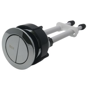 Roca 48mm Dual Flush Push Button to Suit Cistern Lid Hole of 38mm - Chrome (AH0018800R) - main image 2