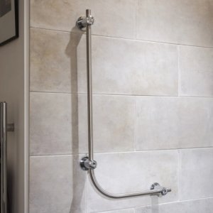 Triton Inclusive Angled 90 Degree Grab Bar Right - Chrome (TGRCARE90RCHR) - main image 2