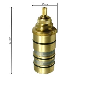 Vado HUB-001A-WAX thermostatic cartridge assembly (HUB-001A-WAX) - main image 2