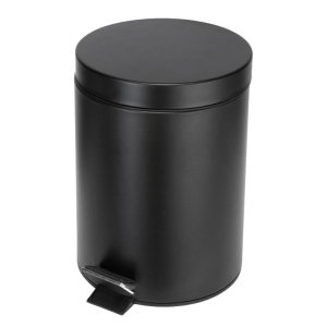 Croydex 5L Soft Close Matt Black Pedal Bin (AJ657321) - main image 3