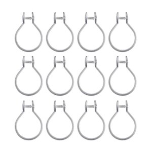 Croydex Clear Button Curtain Ring - Clear (AK142232) - main image 3