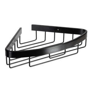 Croydex Corner Basket - Matte Black (QM775921) - main image 3