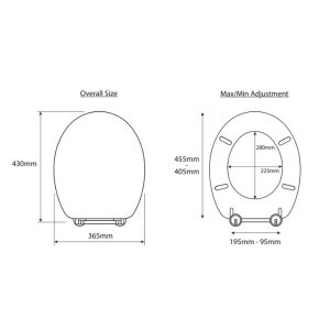 Croydex Haughton Toilet Seat - White (WL400122H) - main image 3