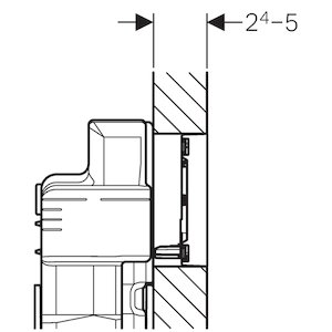 Geberit Sigma60 dual flush plate - brushed chrome (115.640.GH.1) - main image 3