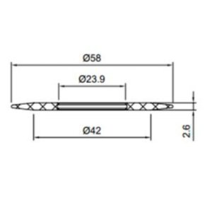 Inventive Creations Multiquick Cistern Flush Valve Sealing Washer -New Style (W39) - main image 3