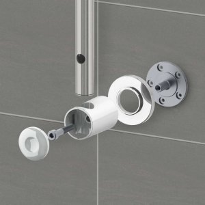 Triton Inclusive Angled 90 Degree Grab Bar Left - Chrome (TGRCARE90LCHR) - main image 3