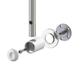 Triton Inclusive Care Shower Rail Kit With Grab Riser Rail - 940mm - Chrome (GAOMDGE2) - main image 3