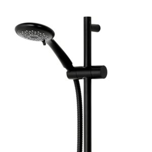 Triton Kian-8000 Series Slender Shower Rail Kit - Matte Black (TSKFKIA8000BLK) - main image 3