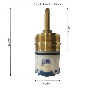 Crosswater flow/diverter cartridge (X2A044N-1) - main image 4