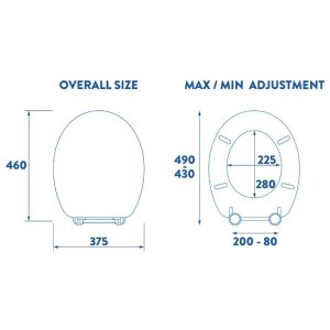 Croydex Maitland Flexi-Fix Toilet Seat (WL605122H) - main image 4