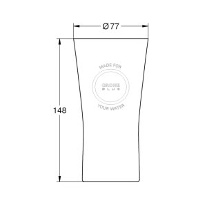 Grohe  Blue Water Glasses (6 pieces) (40437000) - main image 4