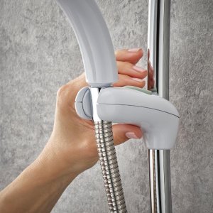 Mira Logic 22mm Shower Head Holder - White (Boxed) (2.1605.127) - main image 4
