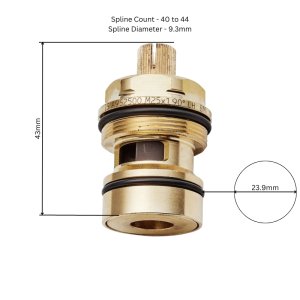 Trevi 1/2" flow cartridge assembly (pair) (S8739NU) - main image 4