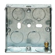 Appleby 1 Gang Flush Metal Back Box - 25mm (SB655)