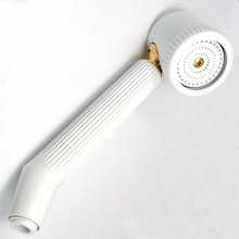 Aqualisa classic flexible handset - White/incaloy (025205)