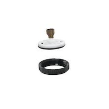 Aqualisa nut and spring - Black/chrome (023301)