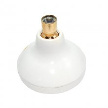 Aqualisa shower head shell for metal arm - White/gold (164629)