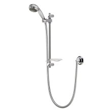 Aqualisa Turbostream Adjustable Shower Fittings Kit/Shower Rail Set - Chrome (99.20.01)