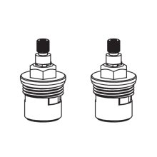 Bristan 3/4" Ceramic Disc Valves - Pair (210V80837NT-FEU09)