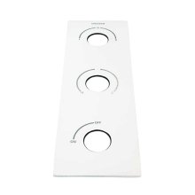 Bristan Bright 3 hole concealing plate - chrome (D282-099-B2)