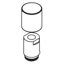 Bristan Diverter Knob - Chrome (VT2121)