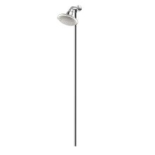 Bristan Fixed Shower Head with Rigid Riser - Chrome (KIT115 C)