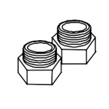 Bristan Non Return Valves - Pair (2998807400)