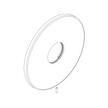 Bristan Opac Concealing Plate Assembly - Chrome (5504636)