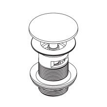 Bristan Tap Waste Assembly - Chrome (20VF00107CP-FEU09)