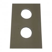 Crosswater concealing plate - Chrome (KL1000BPC)