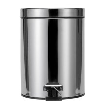 Croydex Britannia Five Litre Pedal Bin - Chrome (QA107305)