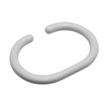 Croydex C Shaped Curtain Ring - White (AK142122)