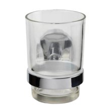 Croydex Flexi-Fix Britannia Tumbler and Holder - Chrome (QM581841)