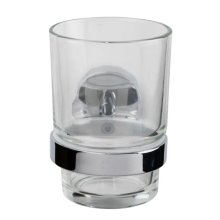 Croydex Flexi-Fix Epsom Tumbler and Holder - Chrome (QM481841)