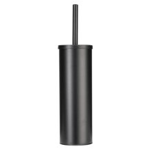 Croydex Matt Black Toilet Brush And Holder (AJ700021)