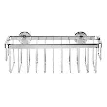 Croydex Slimline Aluminium Cosmetic Basket - Chrome (QM780641)