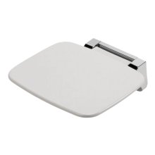 Croydex White and Chrome Shower Seat (AP120122)
