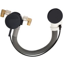 Deva 1.5" Bath Fill & Overflow Waste - Black (PUW206BK)