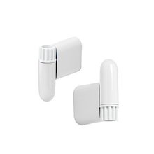 Gainsborough 22mm rail end assembly (pair) - white (900403)